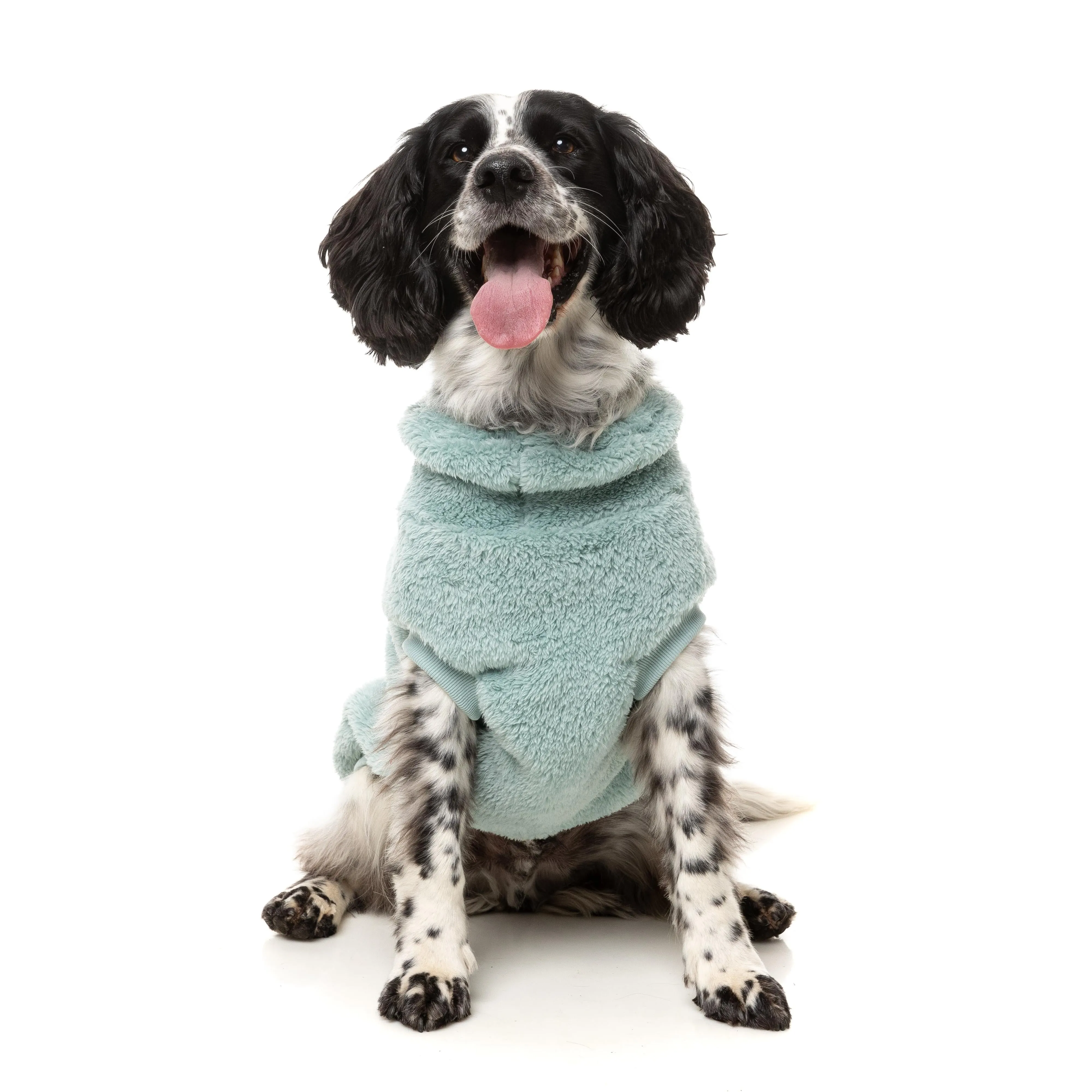 FuzzYard Dog Apparel Turtle Teddy 25 Sweater Arctic Blue Size 3