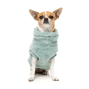 FuzzYard Dog Apparel Turtle Teddy 25 Sweater Arctic Blue Size 5