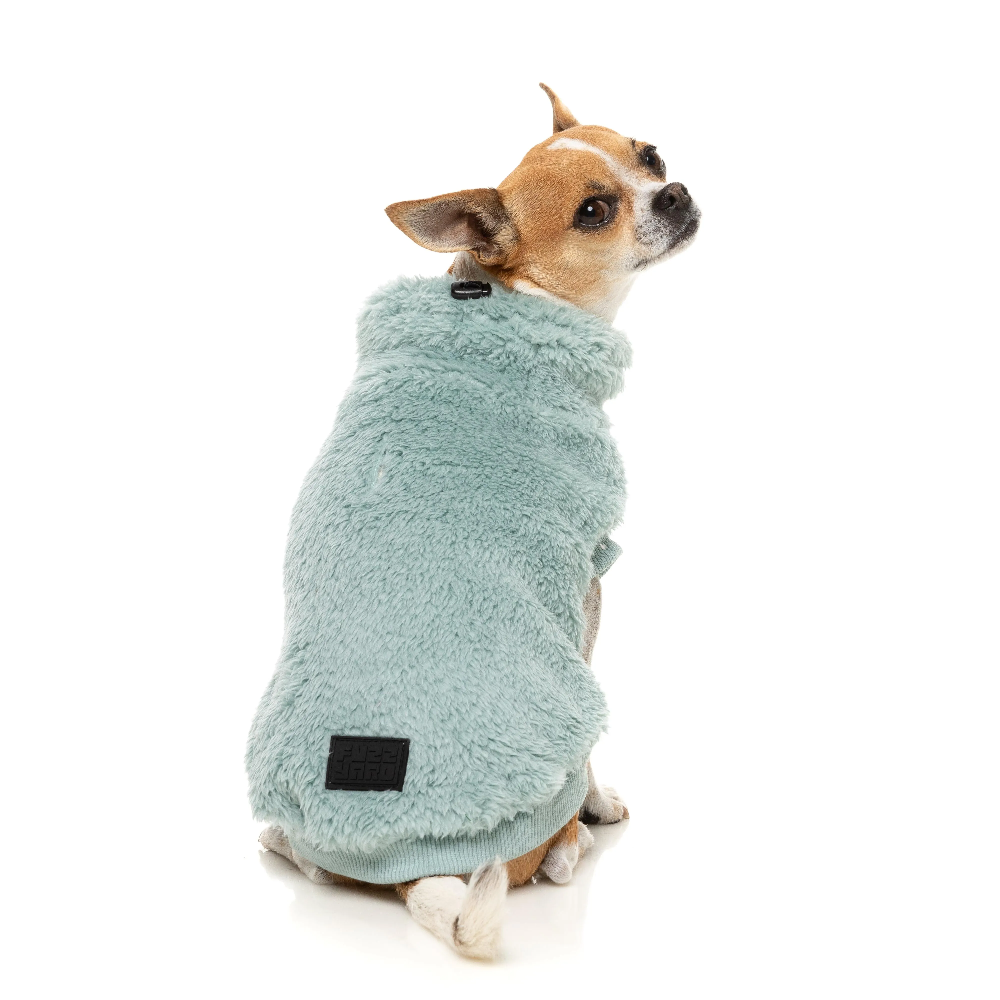 FuzzYard Dog Apparel Turtle Teddy 25 Sweater Arctic Blue Size 5