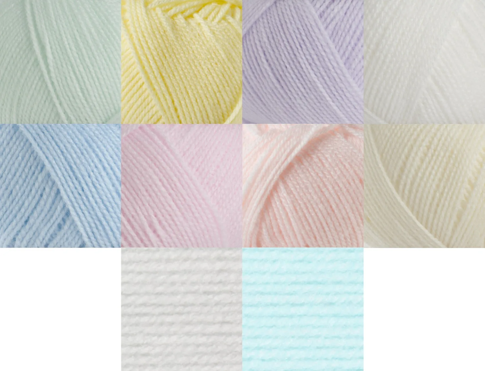 James Brett 100% Acrylic Baby Aran Knitting Yarn (Various Colours)
