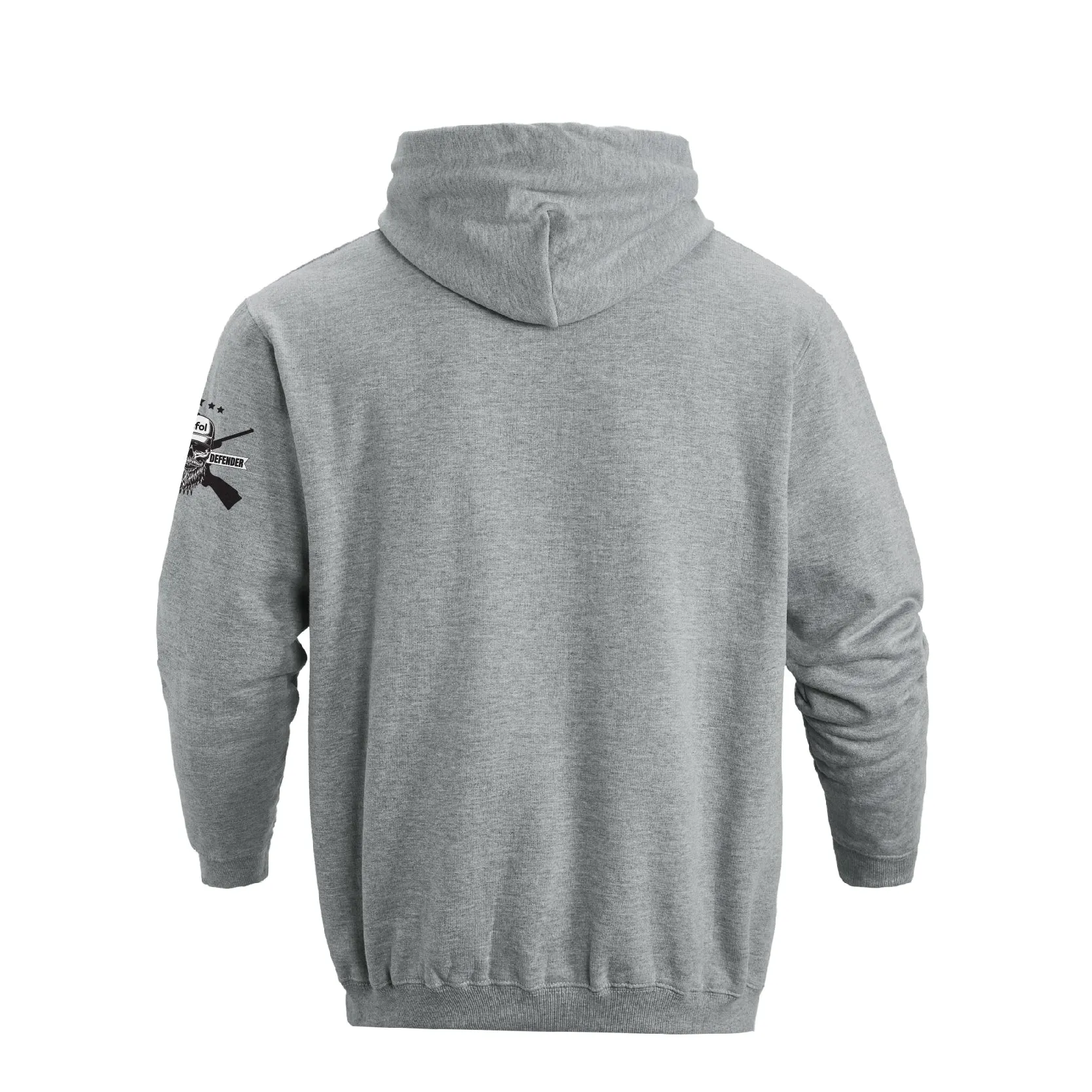 NOBODY CARES WORK HARDER COTTON  GRAPHIC POCKET HOODIE