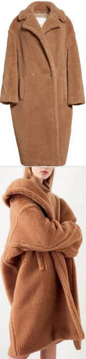 Oversized Faux Alpaca Coat