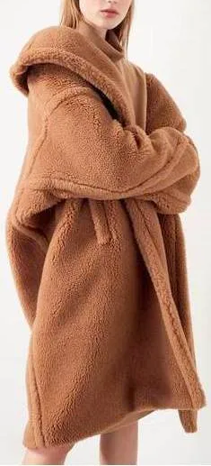Oversized Faux Alpaca Coat