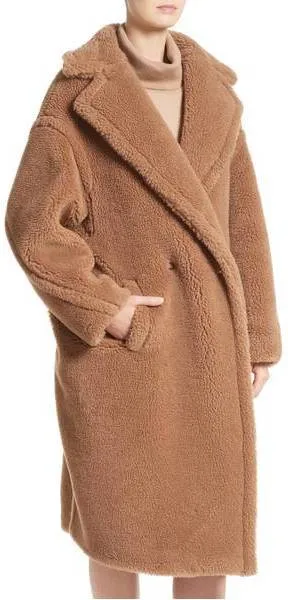 Oversized Faux Alpaca Coat