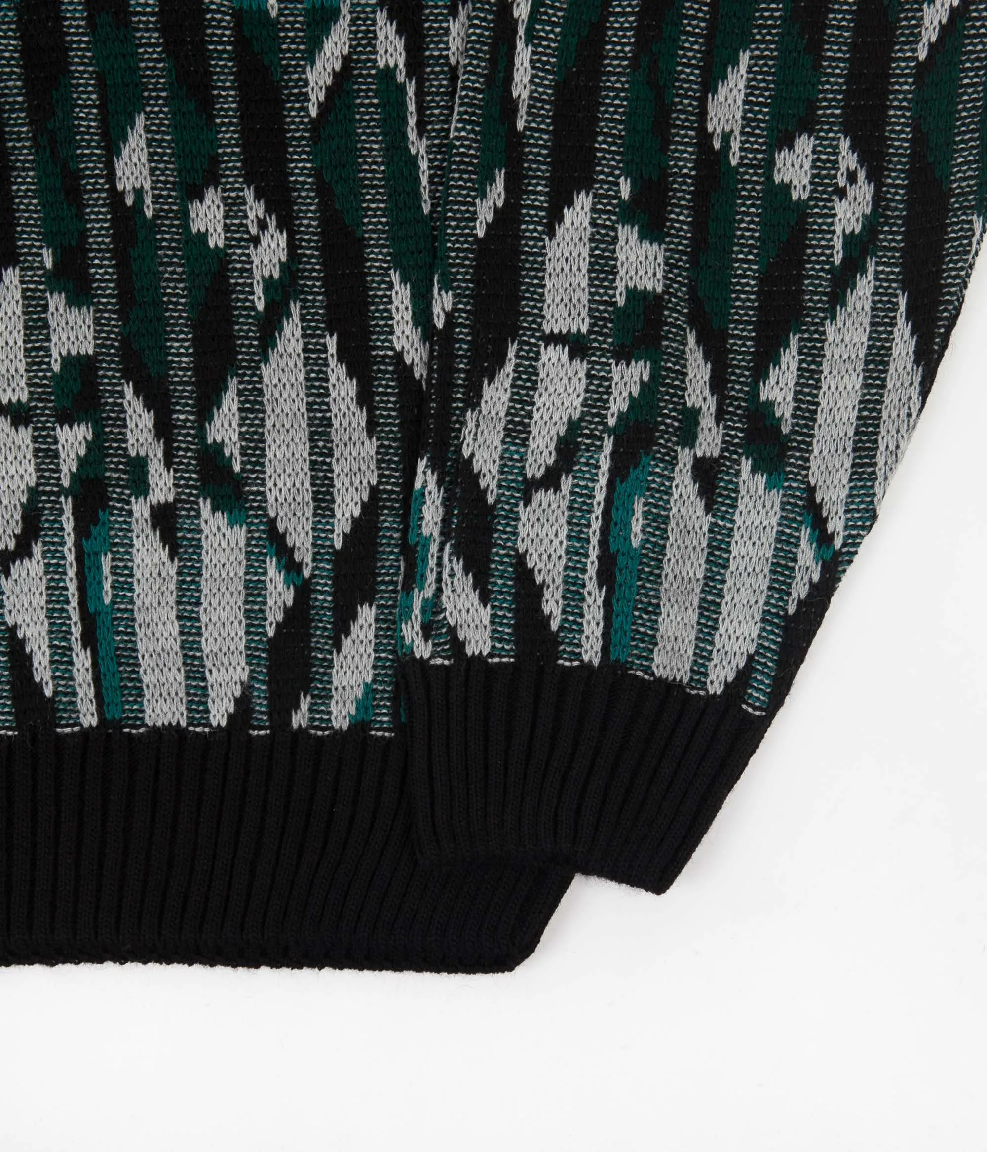 Polar Paul Knit Sweatshirt - Black