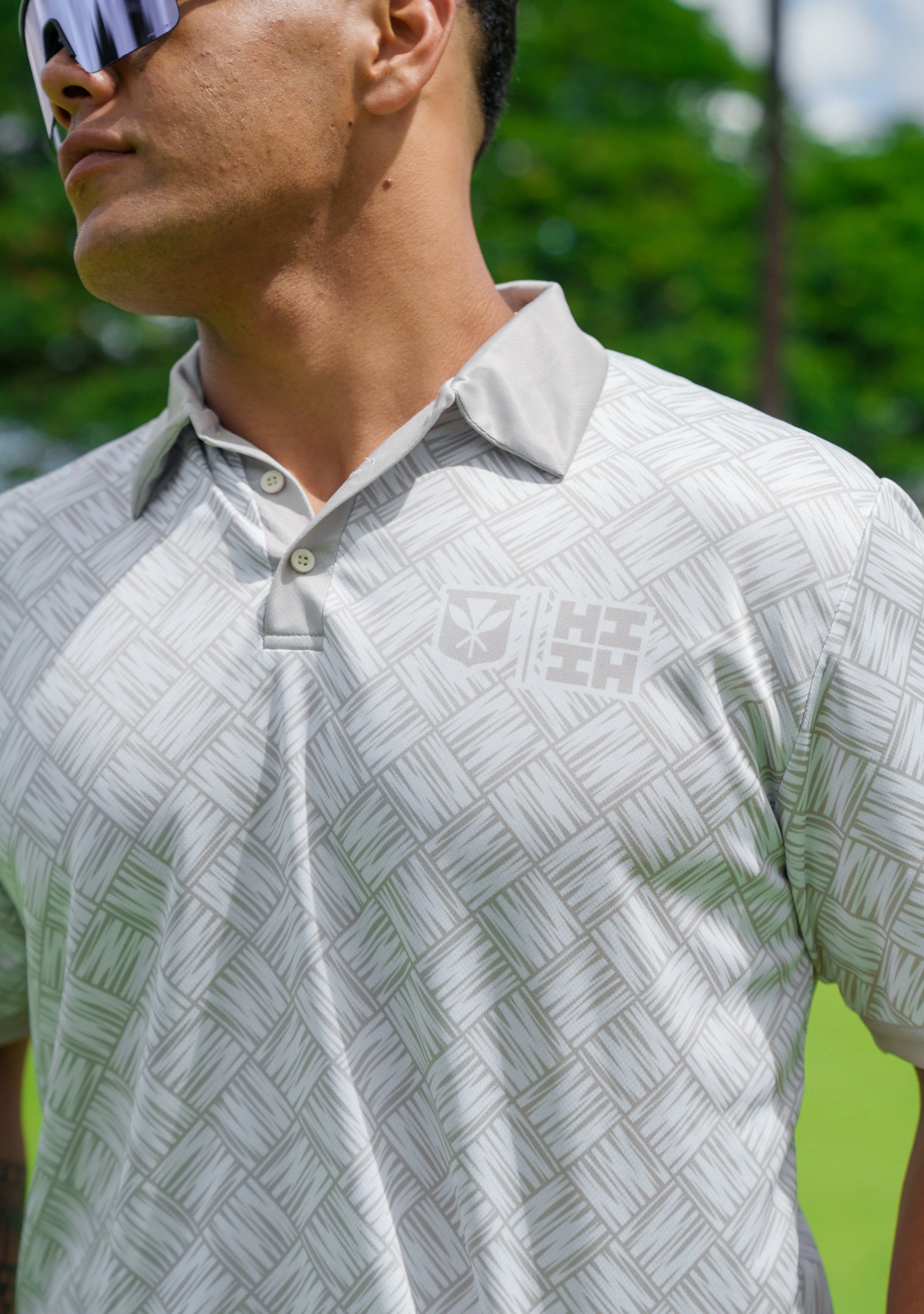 SOFT TAN LAUHALA GOLF SHIRT