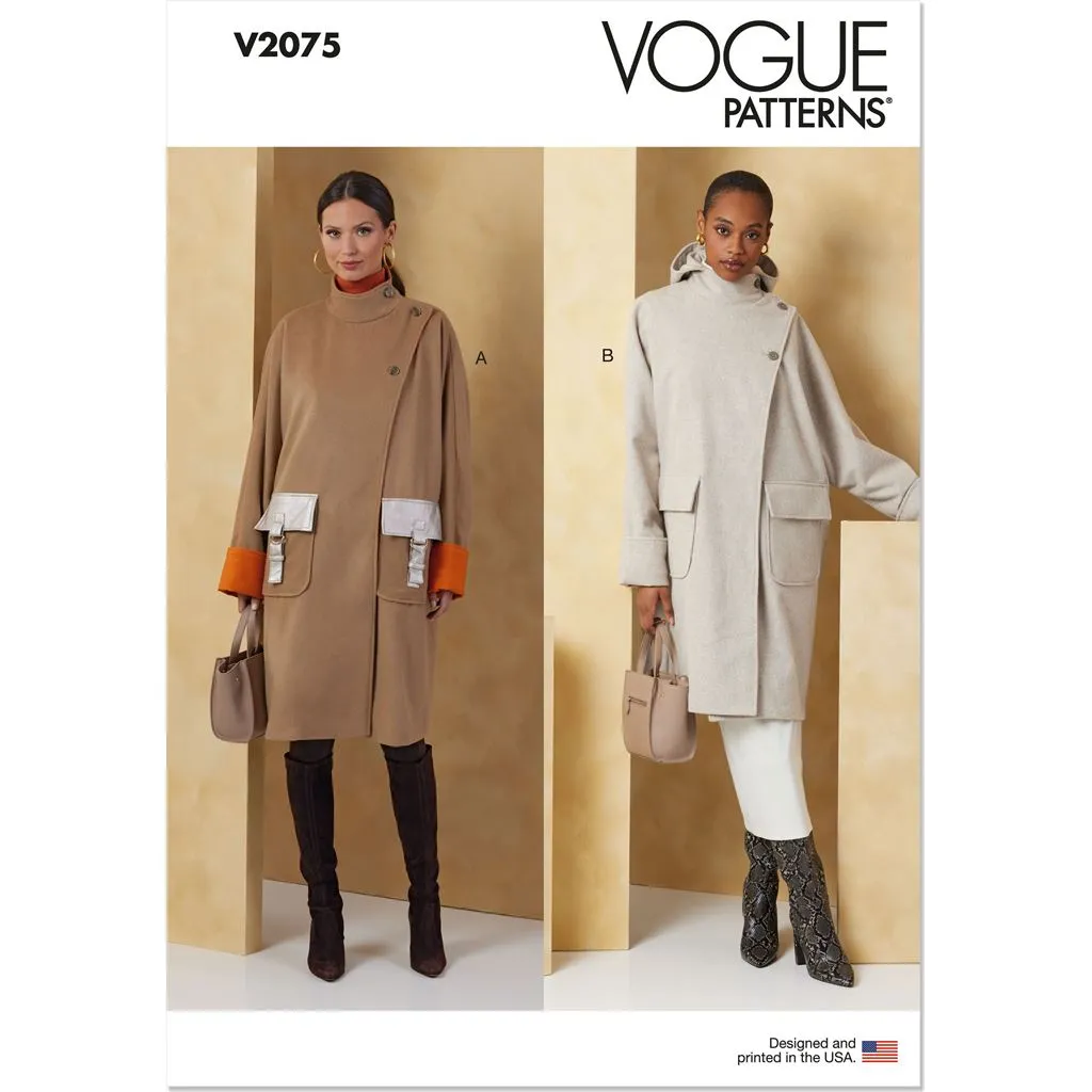 Vogue Pattern V2075 Misses' Coats